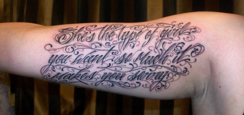 small bible verse chest tattoo 0075