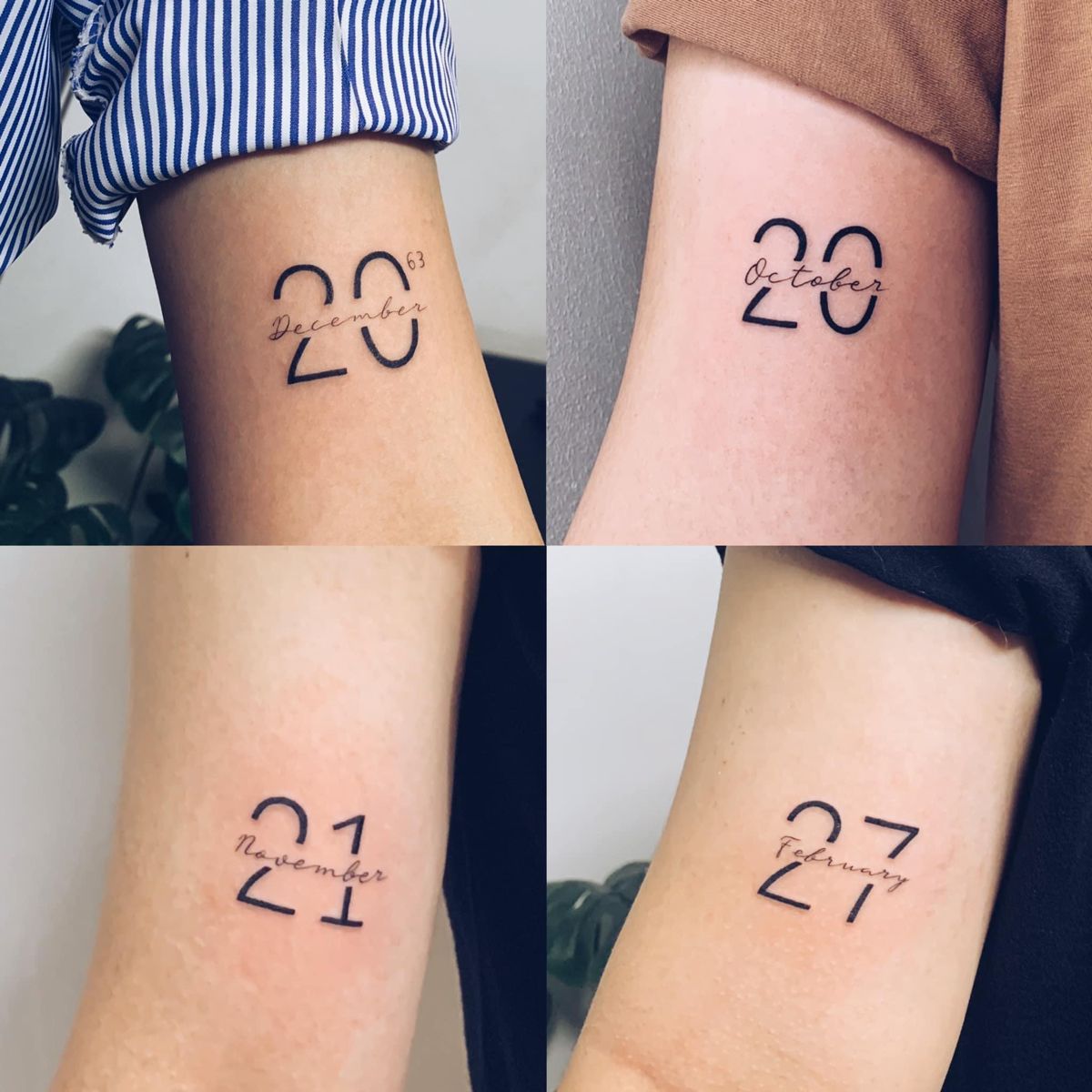 small birthday tattoo ideas