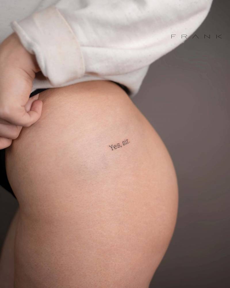 small bum tattoo ideas for females 0029