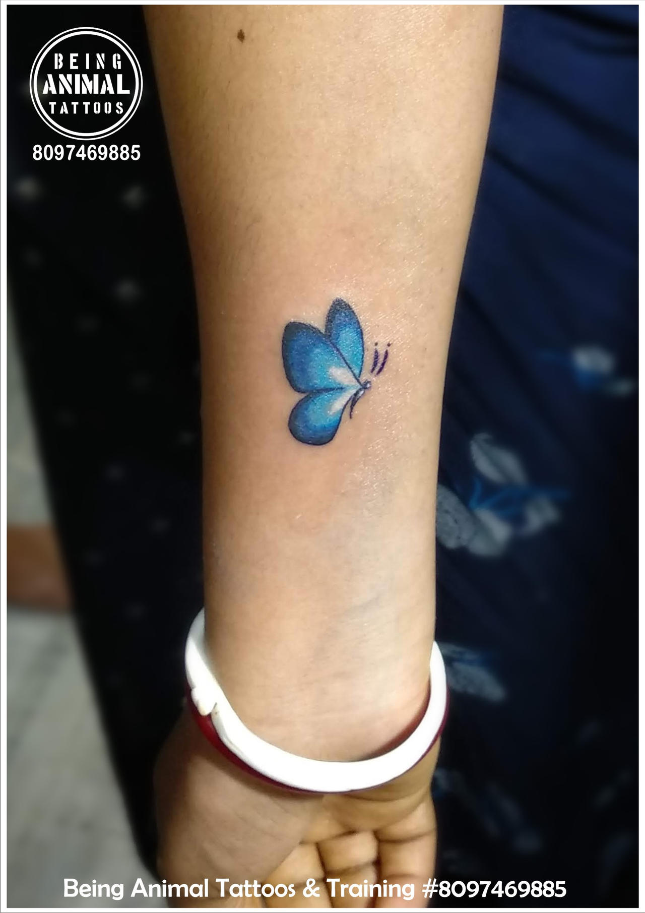 small butterfly hand tattoo 0015