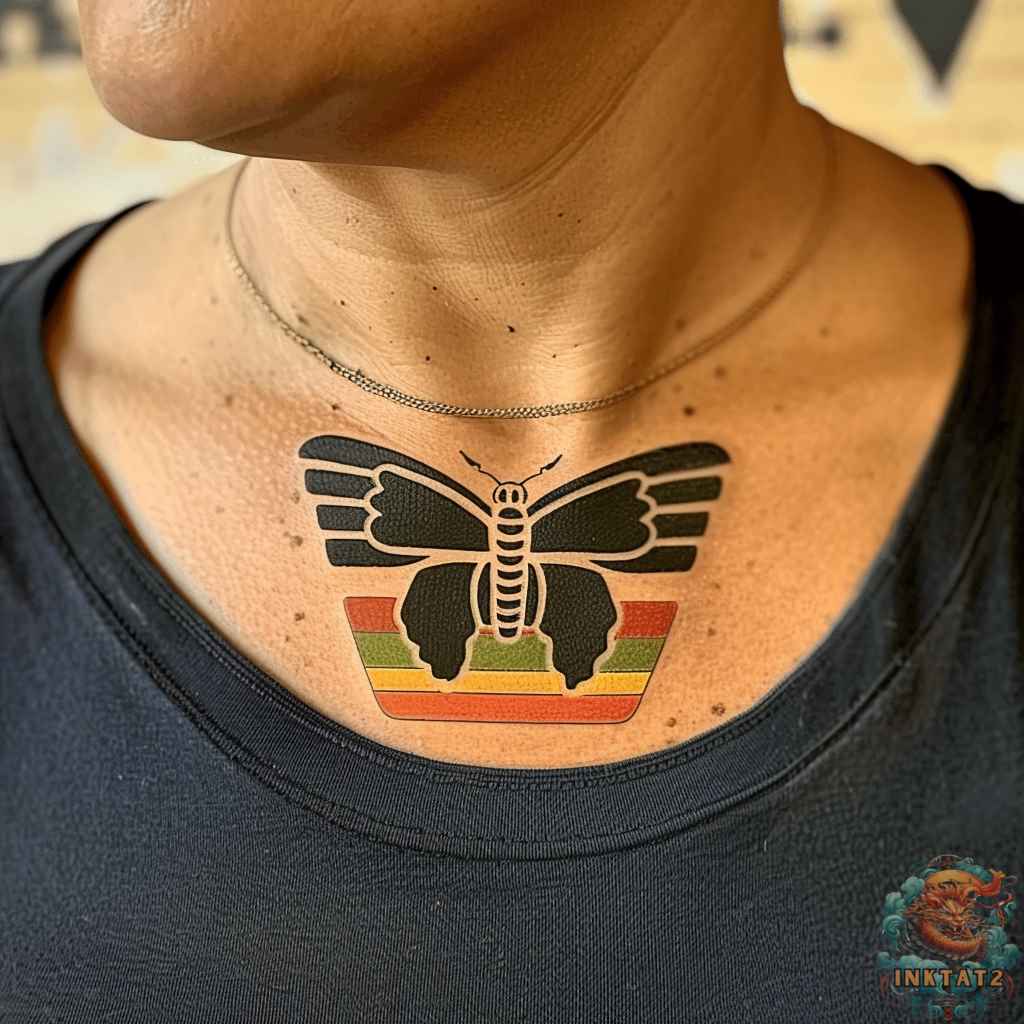 small butterfly neck tattoo placement tips