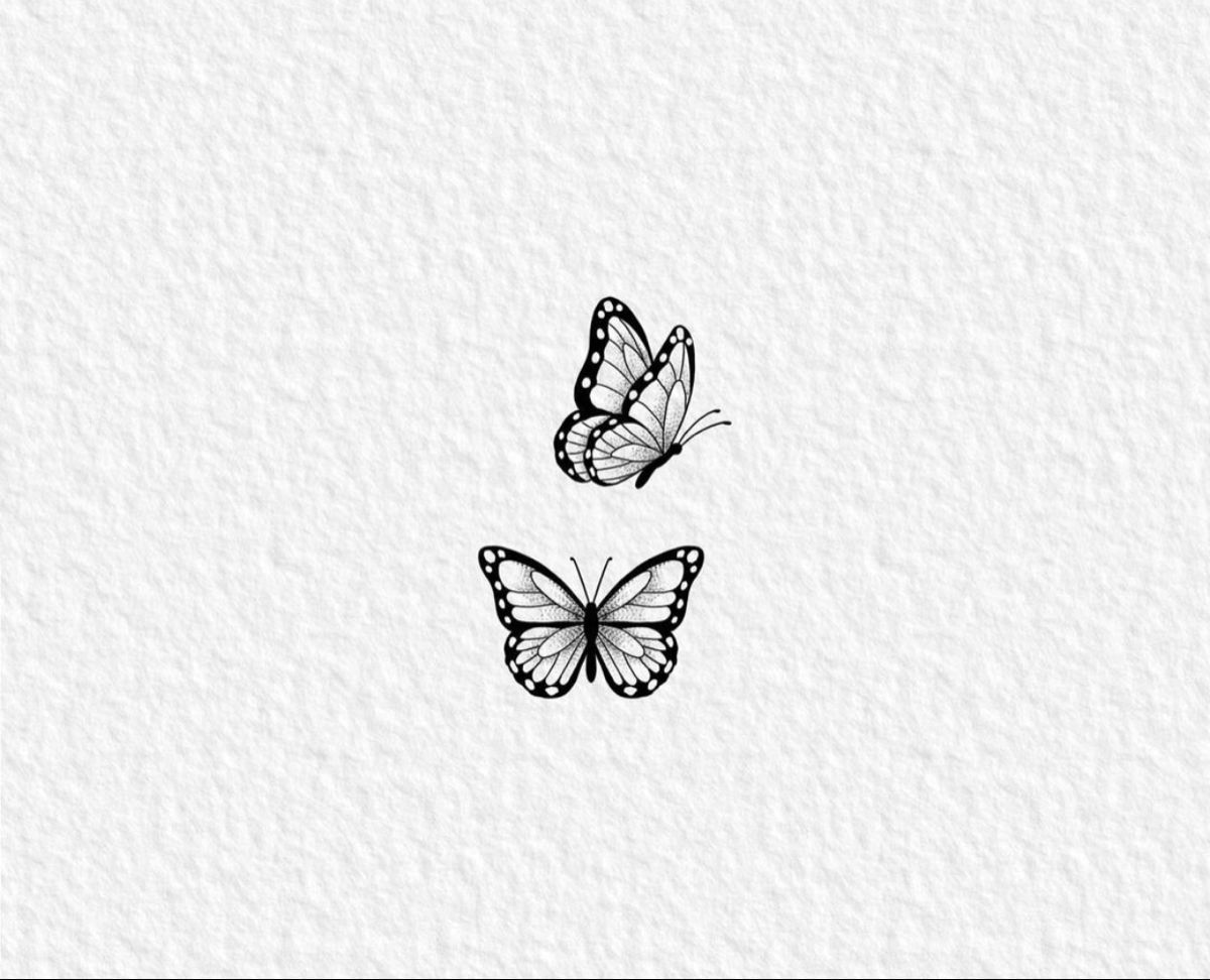 small butterfly tattoo 0011