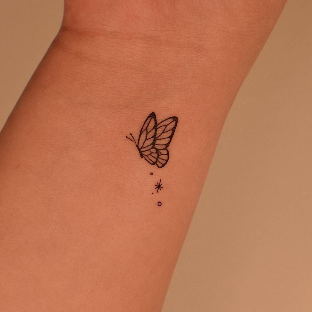 small butterfly tattoo 0013