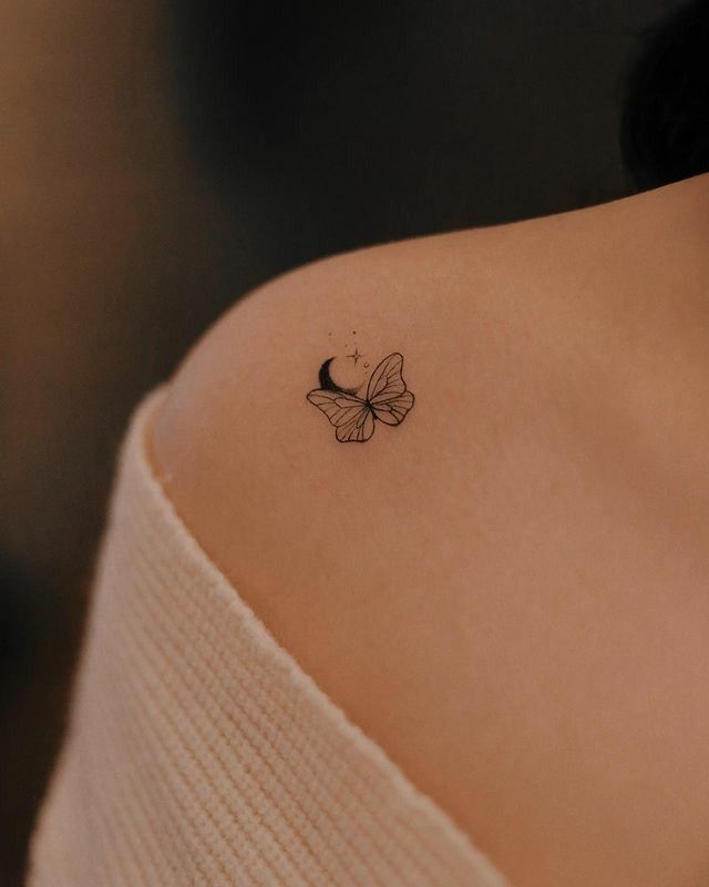 small butterfly tattoo 0016