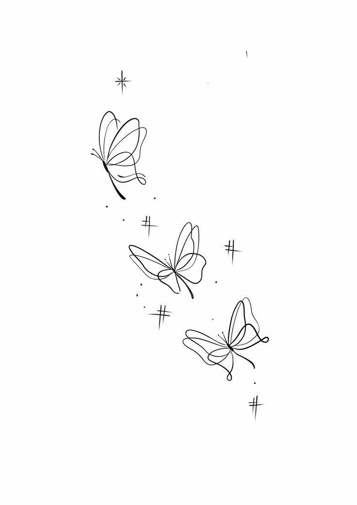 small butterfly tattoo 0018