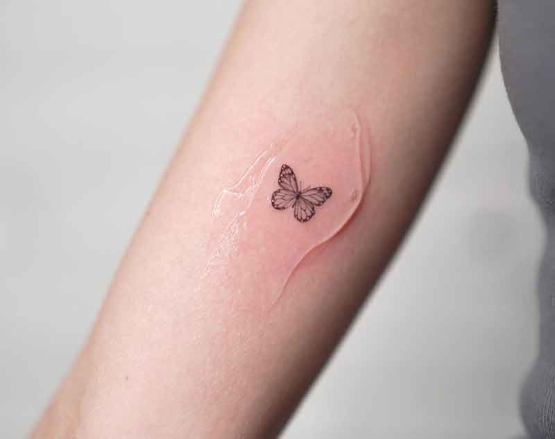 small butterfly tattoo 0022