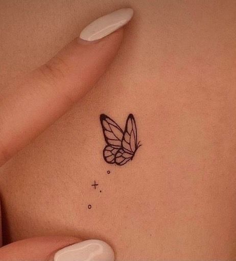 small butterfly tattoo 0029