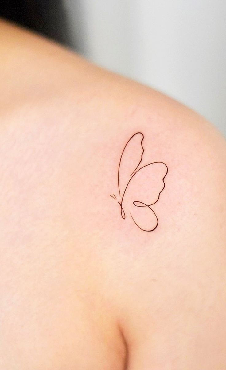 small butterfly tattoo 0031