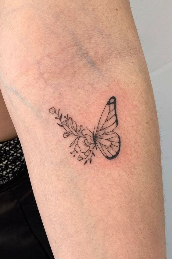 small butterfly tattoo 0037