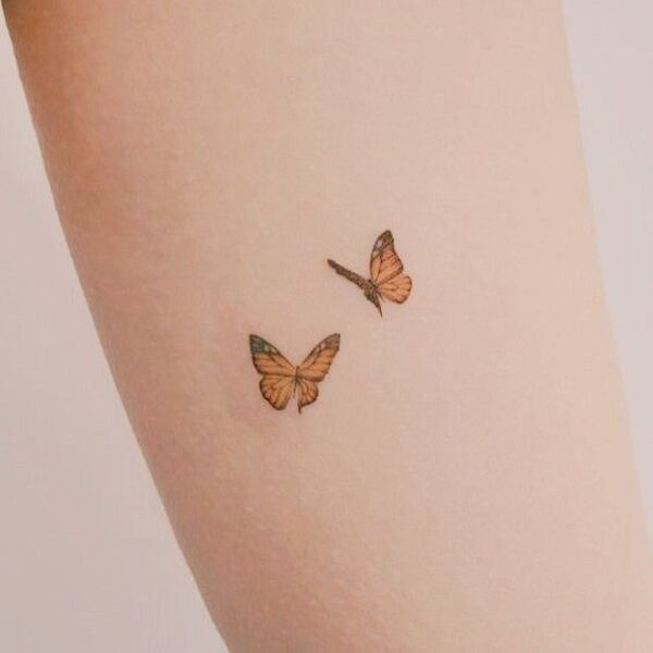 small butterfly tattoo 0042