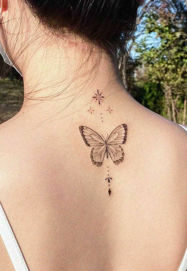 small butterfly tattoo 0060