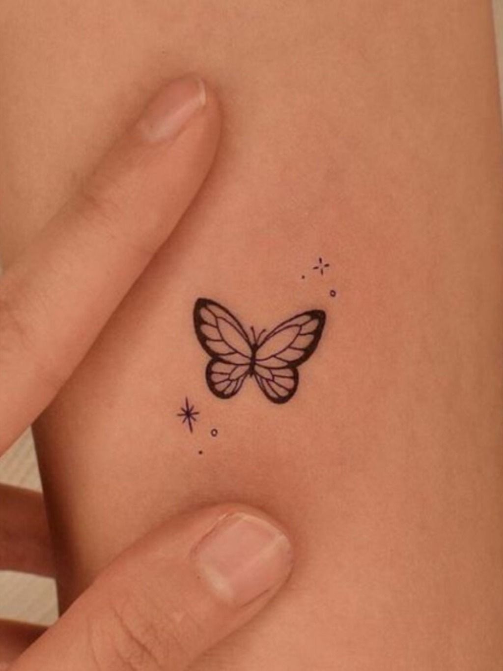 small butterfly tattoo 0061