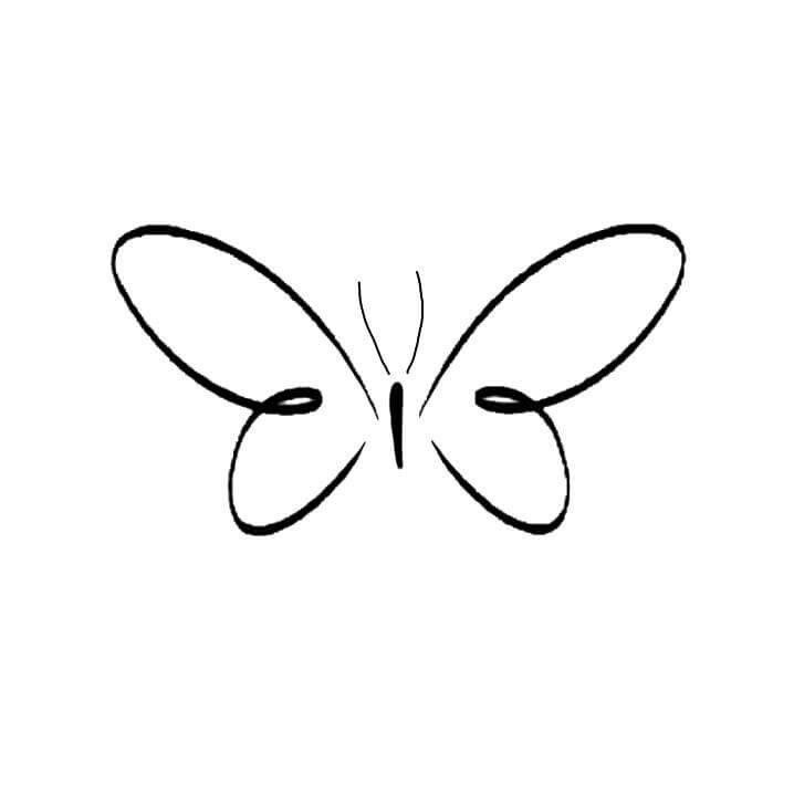 small butterfly tattoo 0062