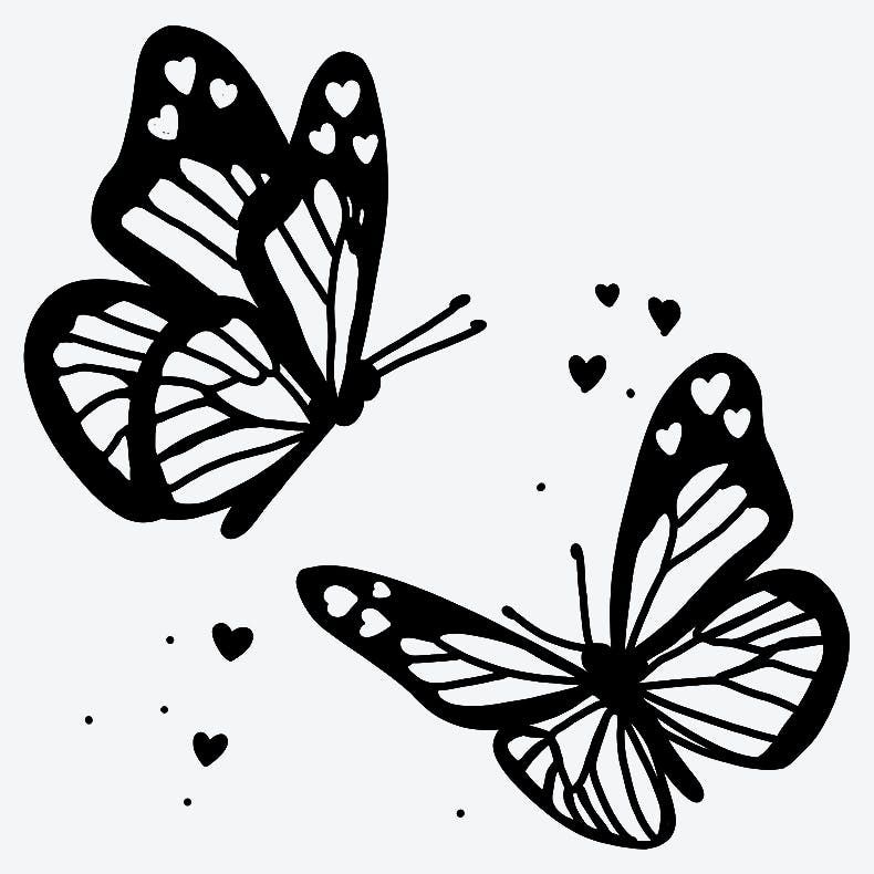 small butterfly tattoo 0064