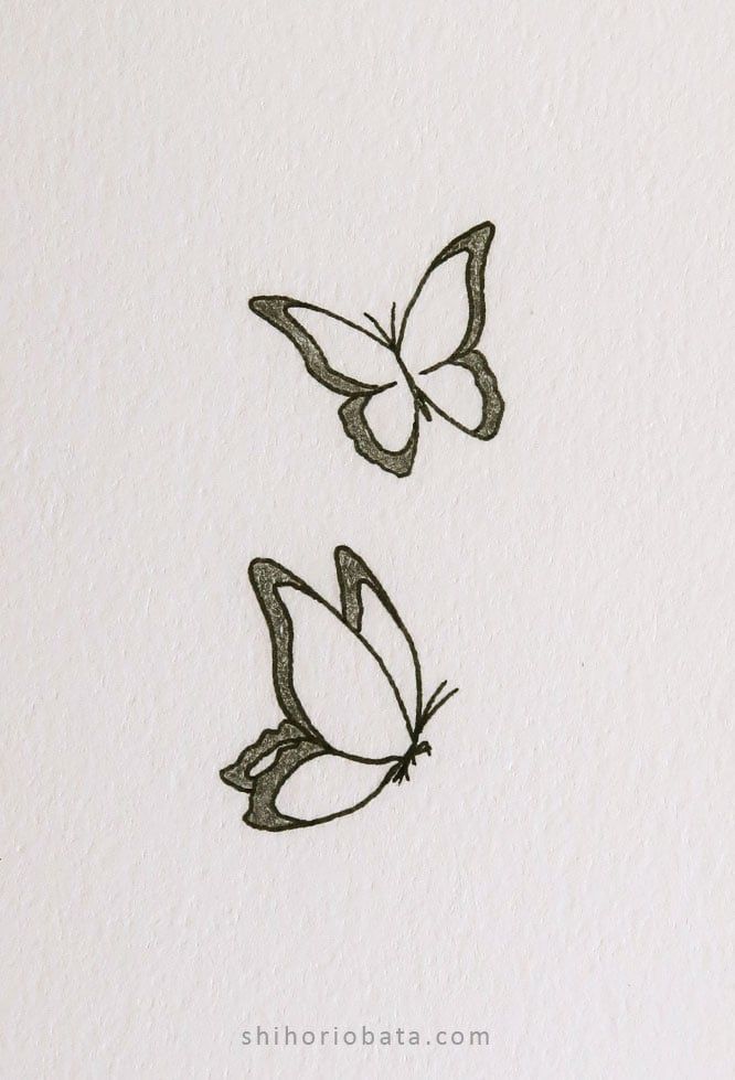 small butterfly tattoo 0071