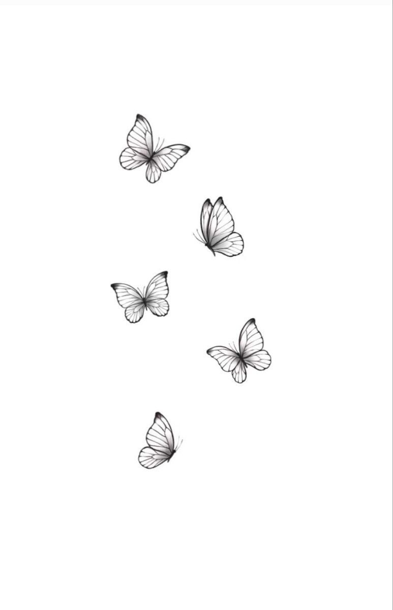 small butterfly tattoo 0091