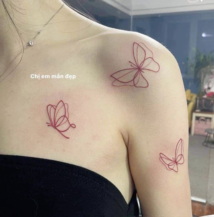 small butterfly tattoo 0092