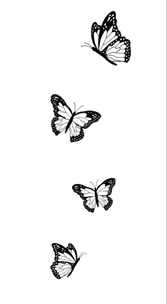 small butterfly tattoo 0097