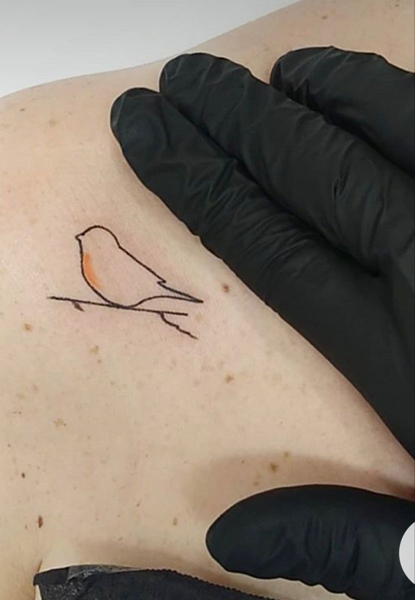 Small cardinal tattoo 0021