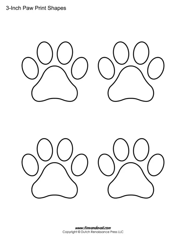 small cat paw print tattoo ideas