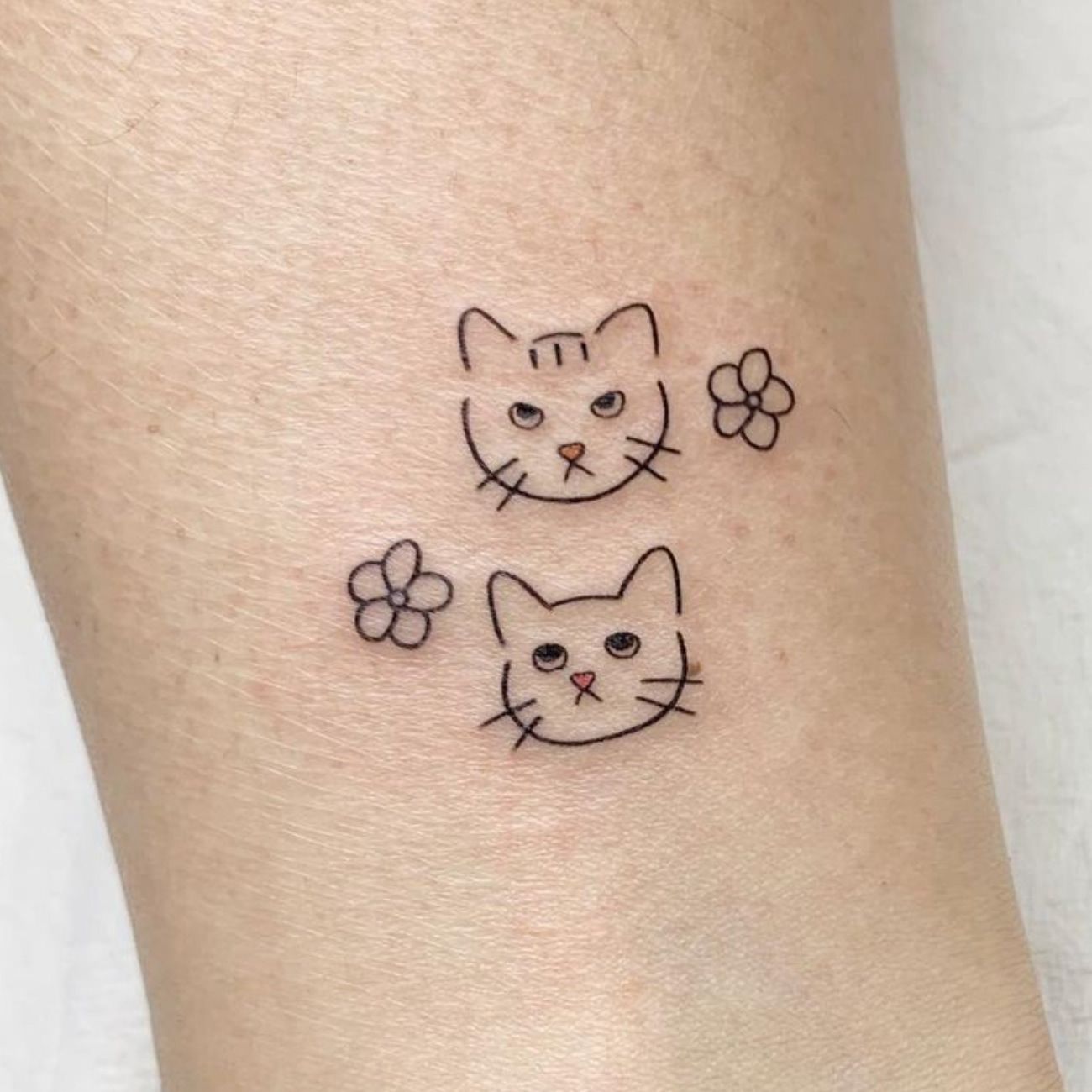 small cat tattoo 0024