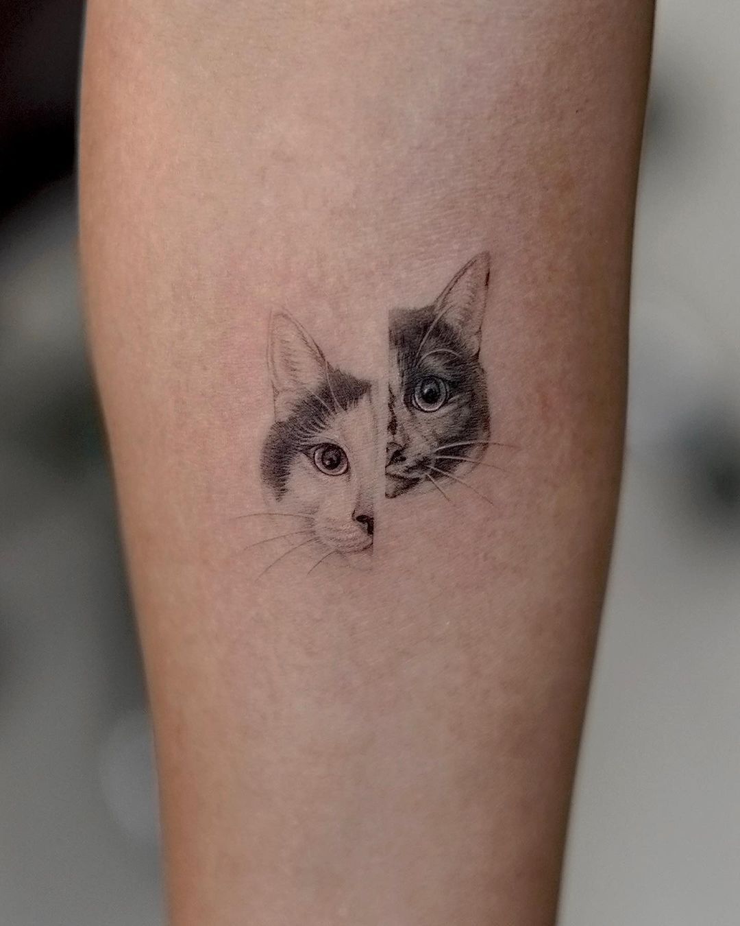 small cat tattoo 0047