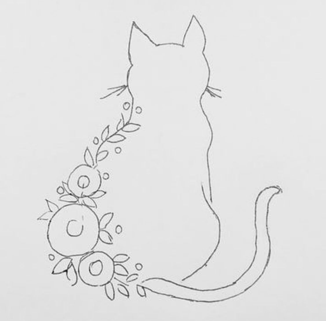 small cat tattoo 0054