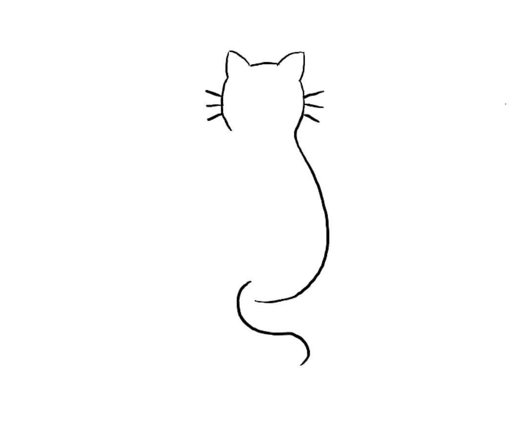 small cat tattoo 0059