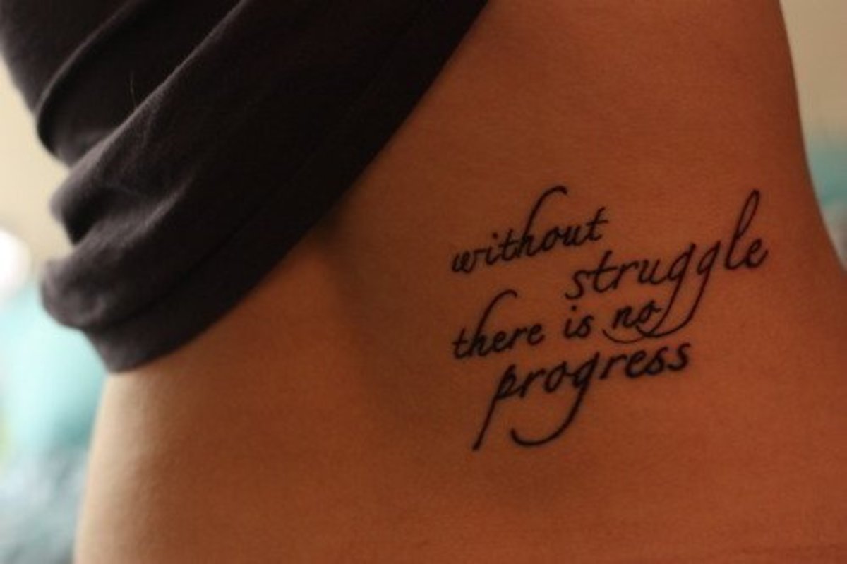 small chest quote tattoo 0023