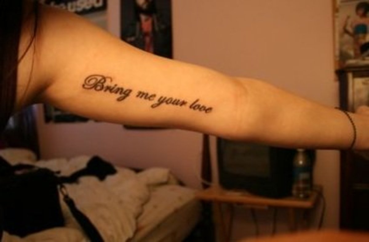 small chest quote tattoo 0040