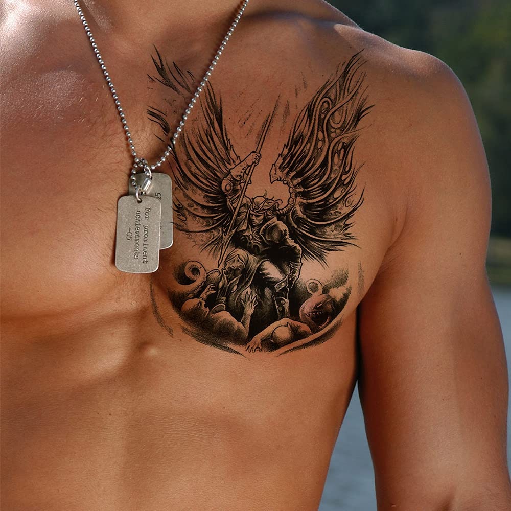 Small chest tattoo 0010