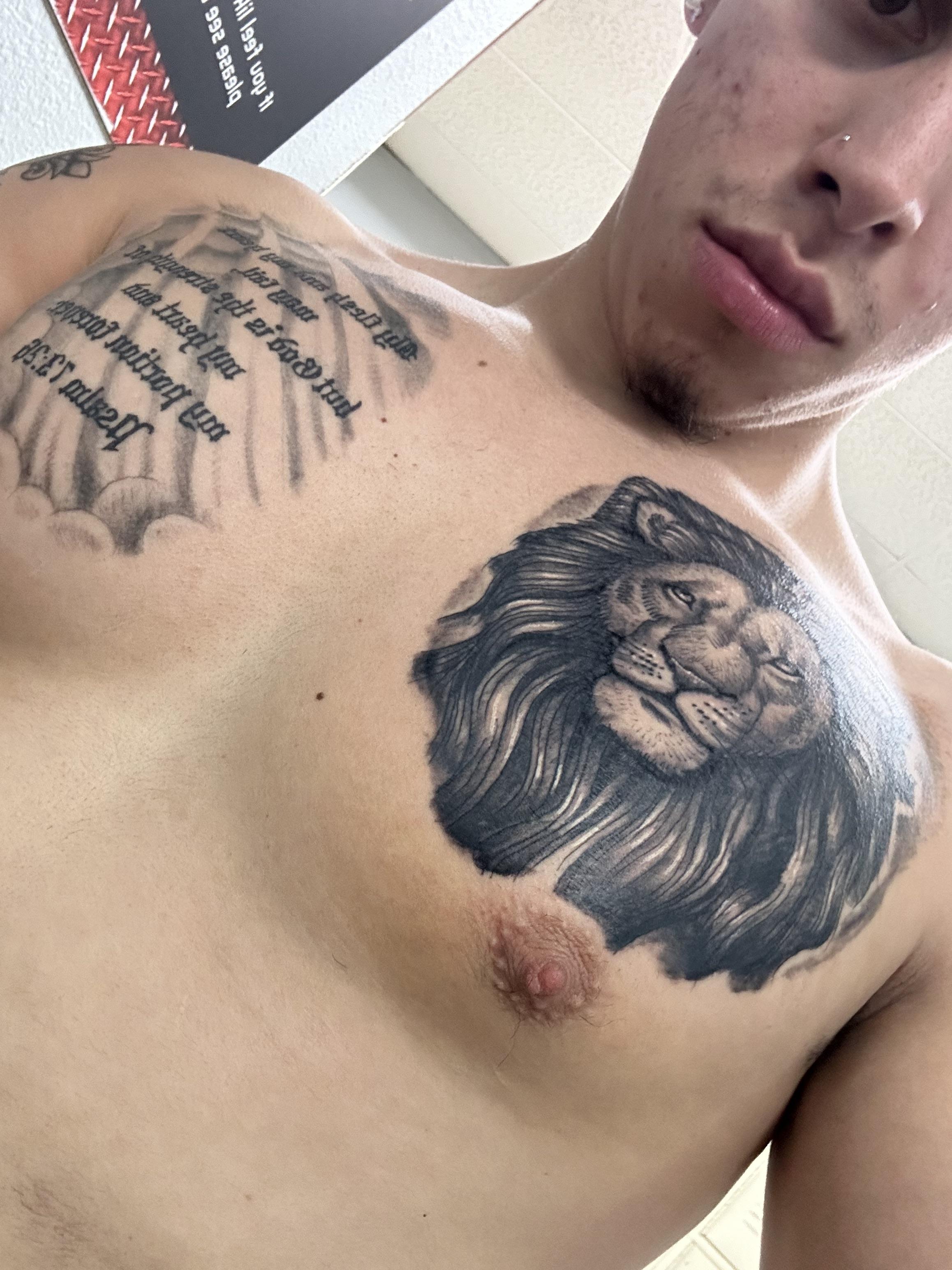 Small chest tattoo 0012