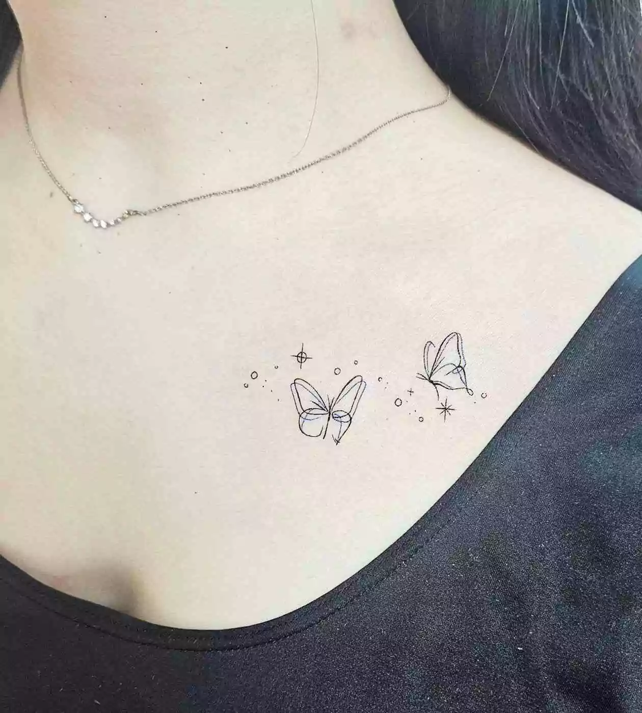 Small chest tattoo 0024