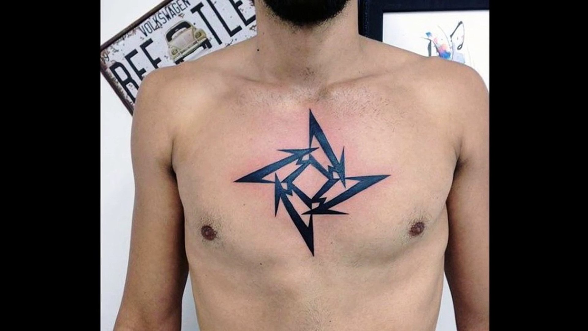 Small chest tattoo 0027