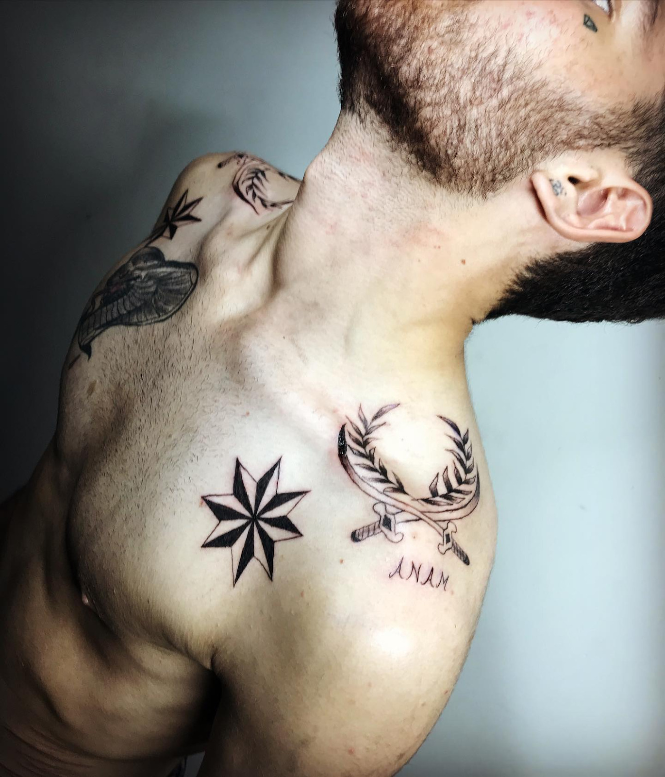 Small chest tattoo 0032