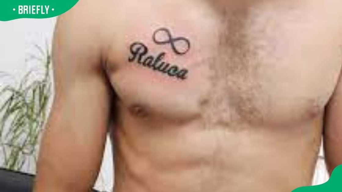 Small chest tattoo 0043