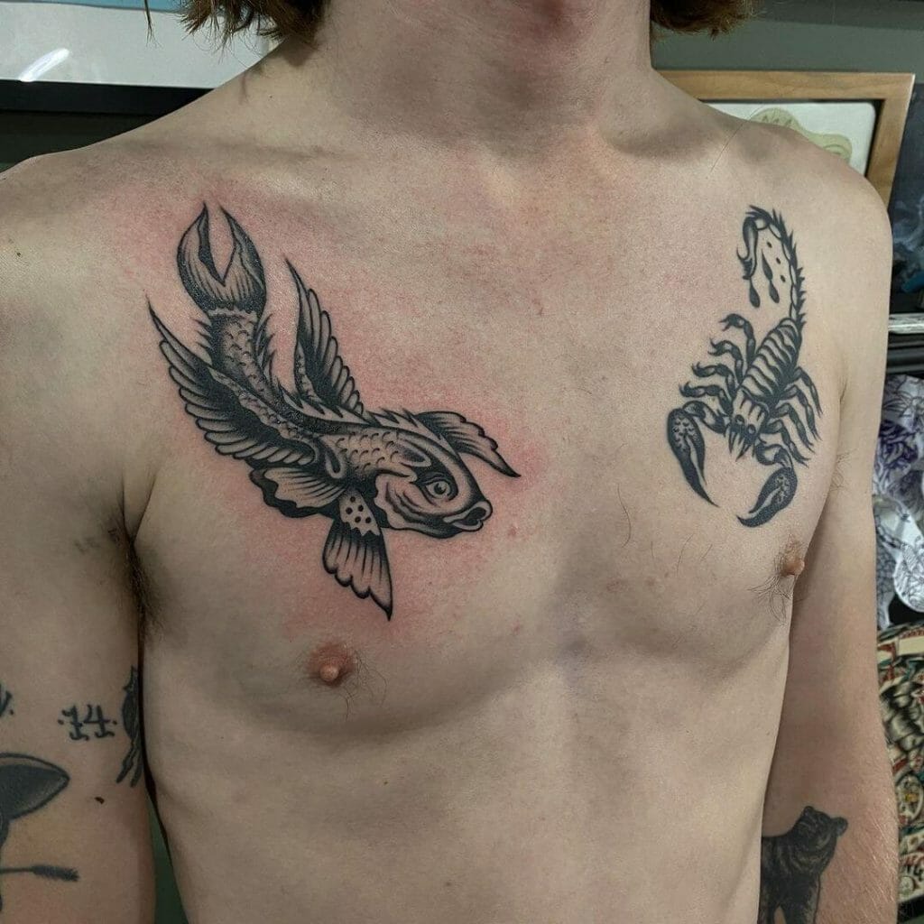 Small chest tattoo 0045