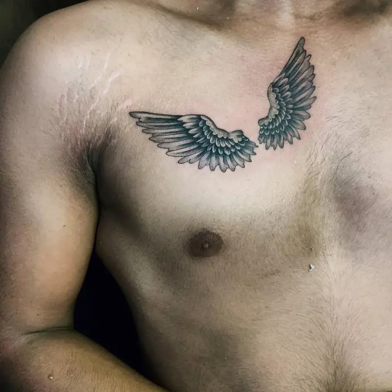 Small chest tattoo 0049