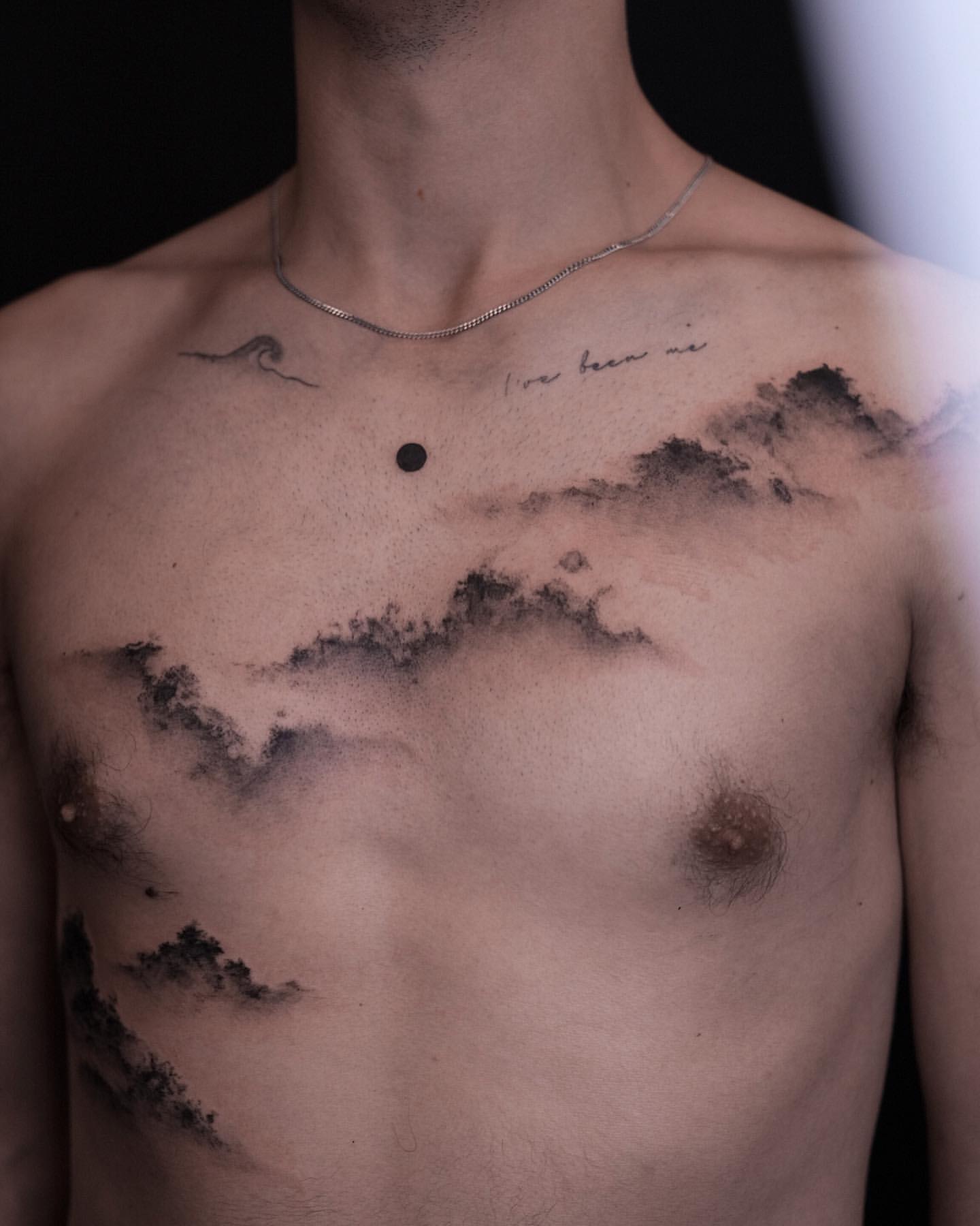 Small chest tattoo 0055