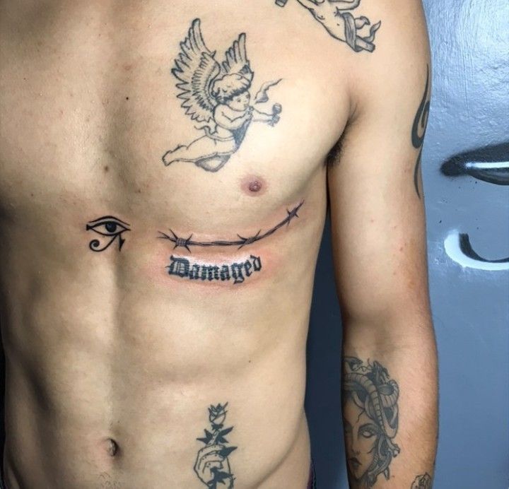 Small chest tattoo 0058