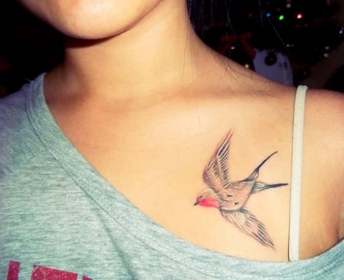 Small chest tattoo 0062