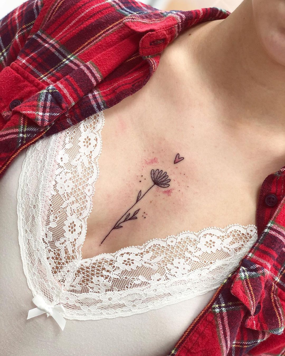 Small chest tattoo 0076