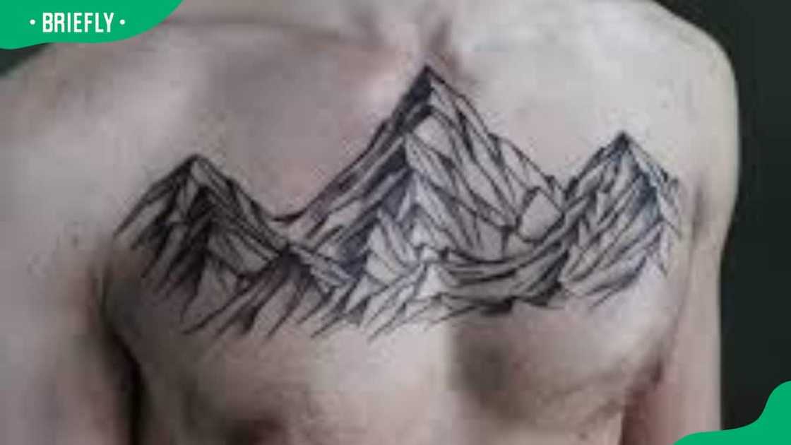 Small chest tattoo 0079