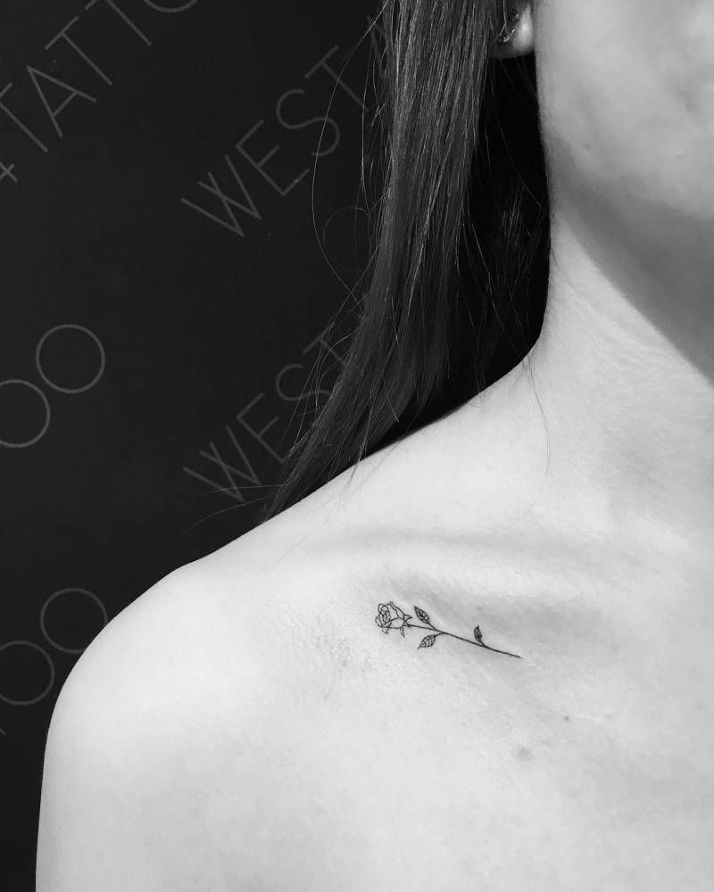 small collarbone tattoo designs