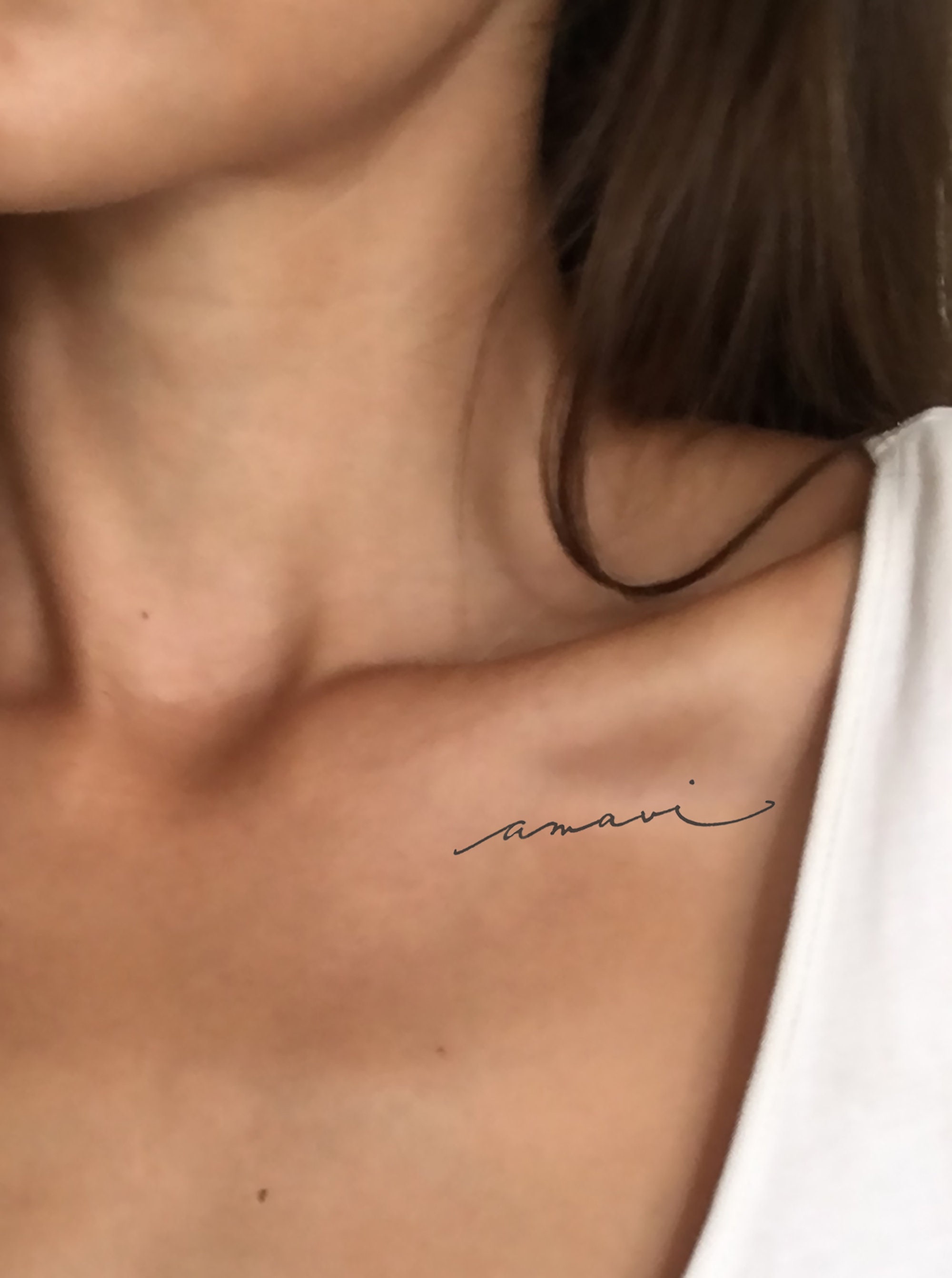 small collarbone tattoo 0026