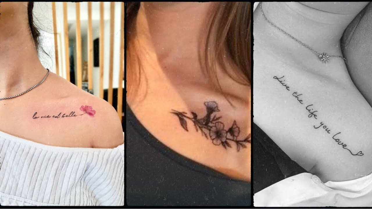 small collarbone tattoo 0038