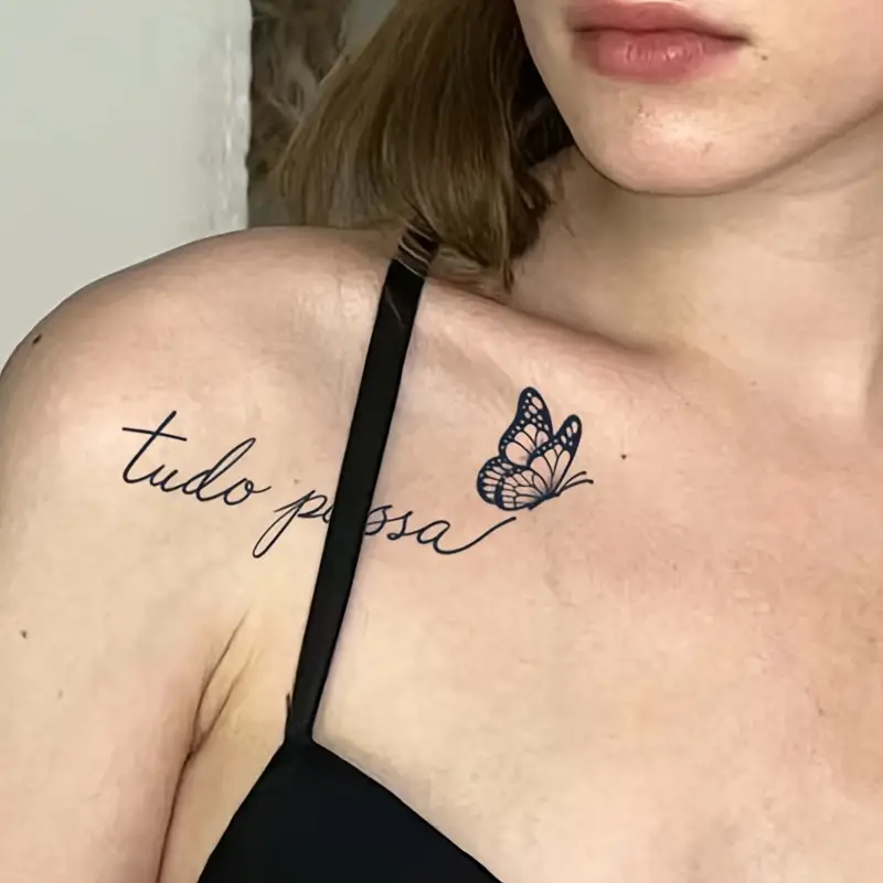 small collarbone tattoo 0043