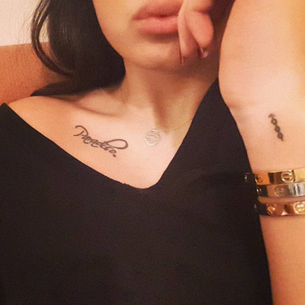 small collarbone tattoo 0058