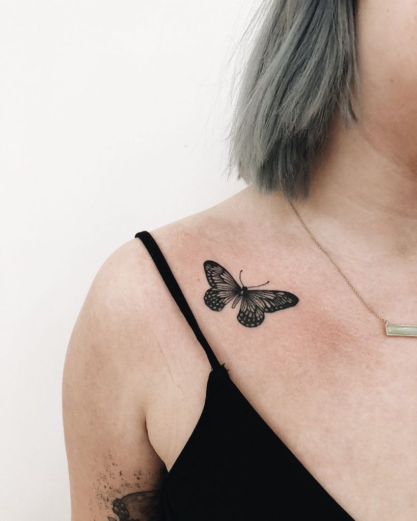 small collarbone tattoo 0080