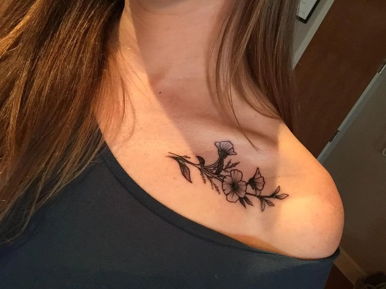 small collarbone tattoo 0093